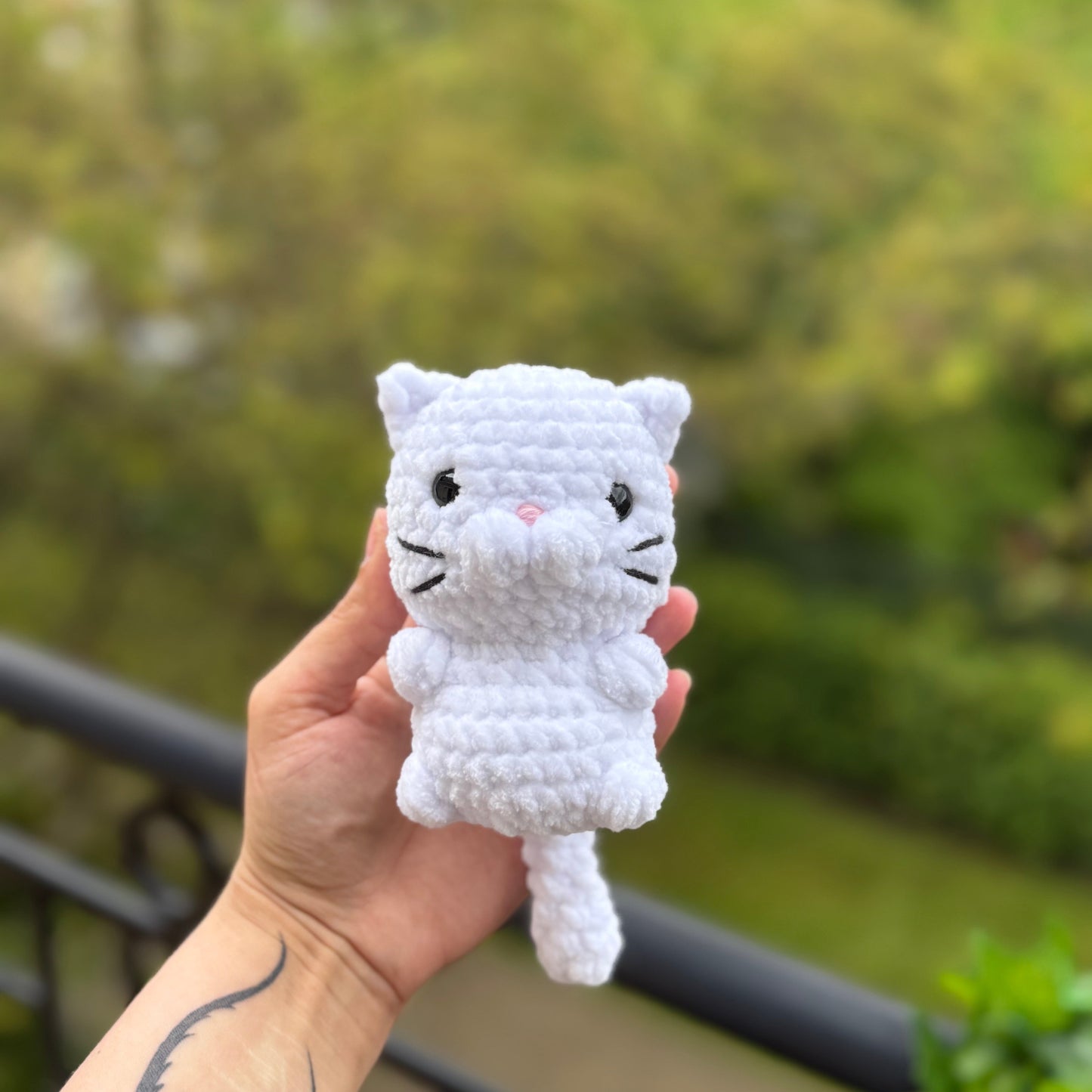 Peluche Petit Chat au Crochet Fait Main | Moonlit Makings