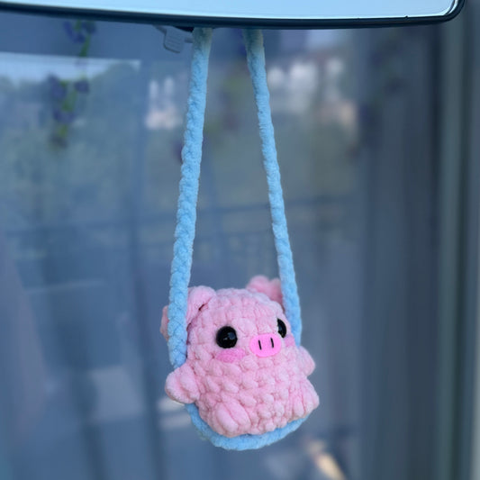 Décoration de rétroviseur Animaux au Crochet Fait Main | Moonlit Makings