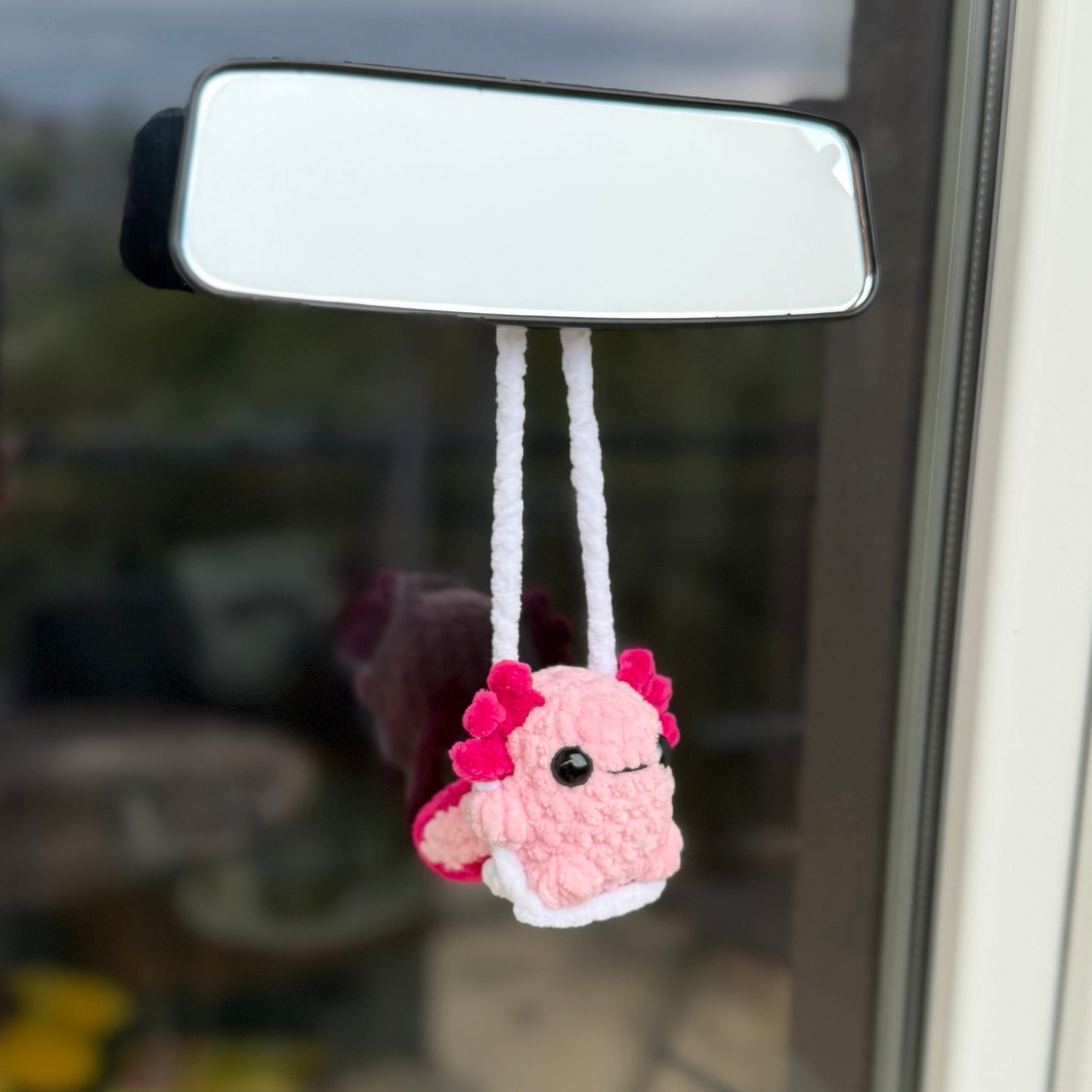 Décoration de rétroviseur Animaux au Crochet Fait Main | Moonlit Makings