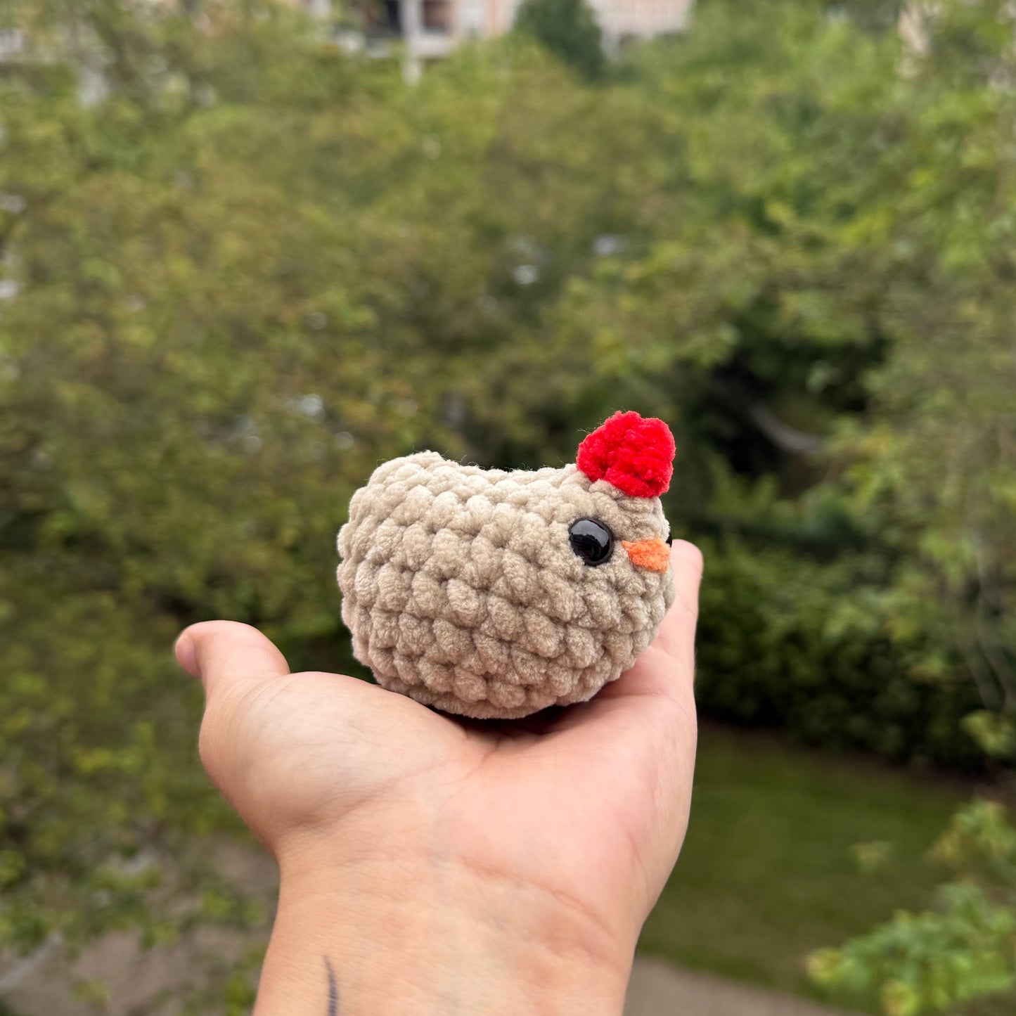 Peluche Petite Poule au Crochet Fait Main | Moonlit Makings