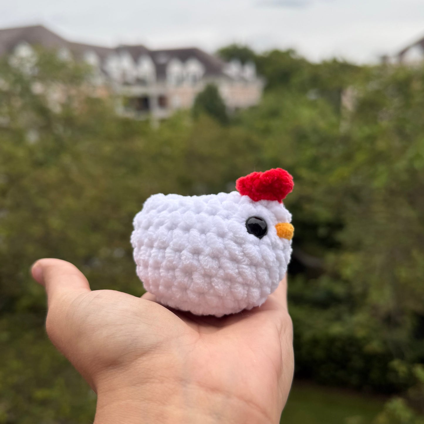 Peluche Petite Poule au Crochet Fait Main | Moonlit Makings