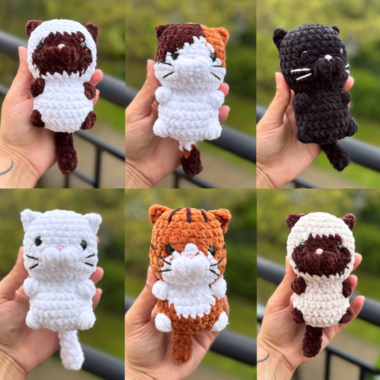 Peluche Petit Chat au Crochet Fait Main | Moonlit Makings